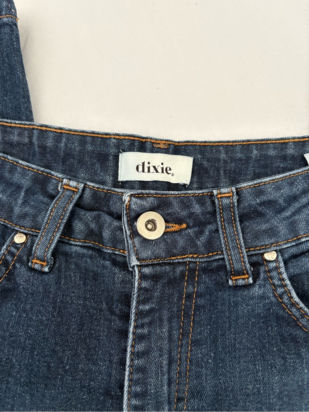 Dixie Barrel Leg High Rise Dark Blue Jeans Made In Italy
